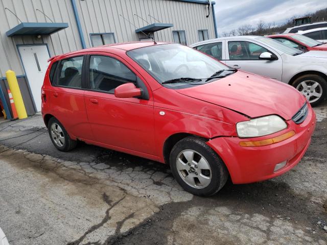 KL1TD66656B618192 - 2006 CHEVROLET AVEO BASE Qırmızı foto 4