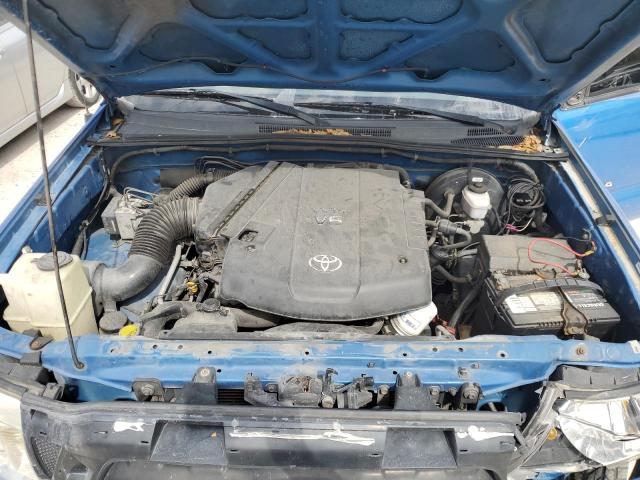 5TETU62N86Z184996 - 2006 TOYOTA TACOMA PRERUNNER ACCESS CAB BLUE photo 11