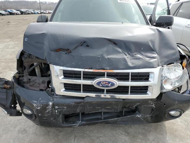 1FMCU0DG4BKA07576 - 2011 FORD ESCAPE XLT BLACK photo 12