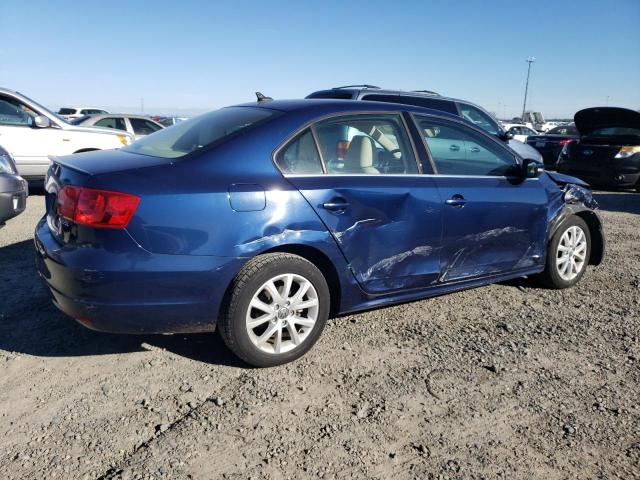 3VWDP7AJ1DM285577 - 2013 VOLKSWAGEN JETTA SE BLUE photo 3