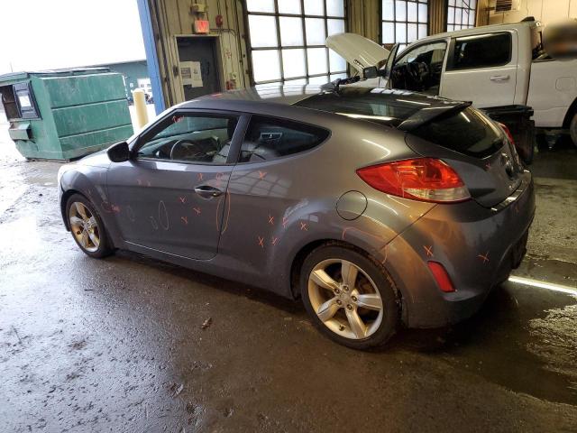 KMHTC6AD9CU071022 - 2012 HYUNDAI VELOSTER SILVER photo 2