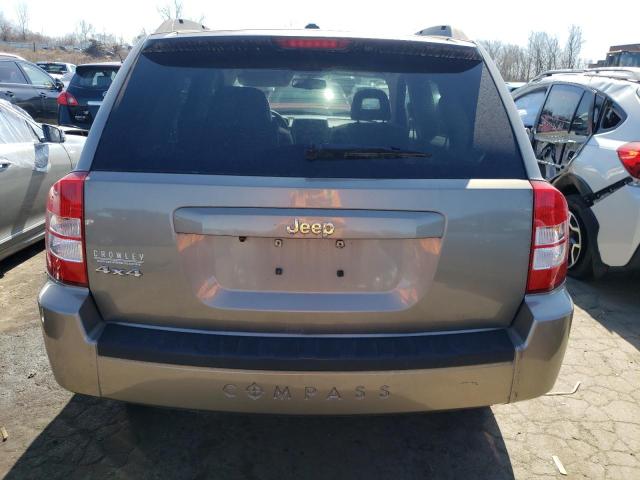 1J8FF47W87D193794 - 2007 JEEP COMPASS TAN photo 6