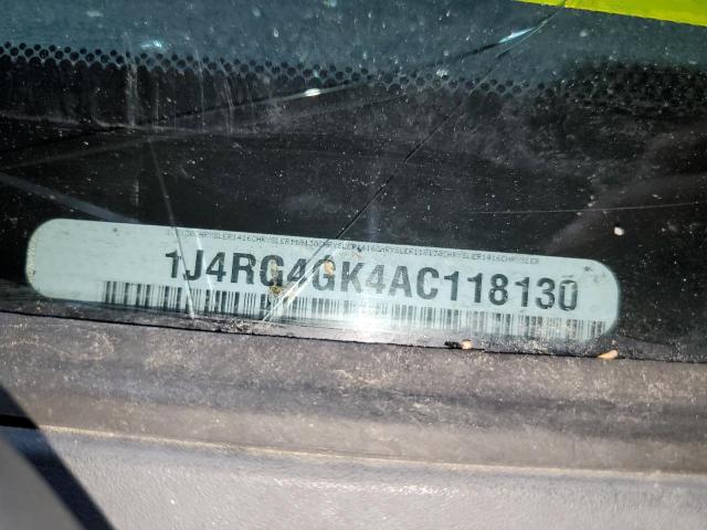 1J4RG4GK4AC118130 - 2010 JEEP COMMANDER SPORT Սպիտակ լուսանկար 13