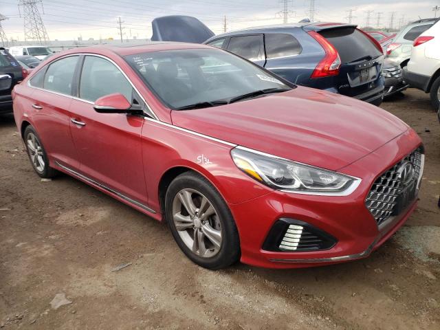 5NPE34AF6KH730931 - 2019 HYUNDAI SONATA LIMITED RED photo 4