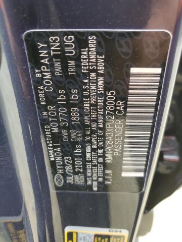 KMHRC8A3XPU278005 - 2023 HYUNDAI VENUE SEL BLUE photo 14