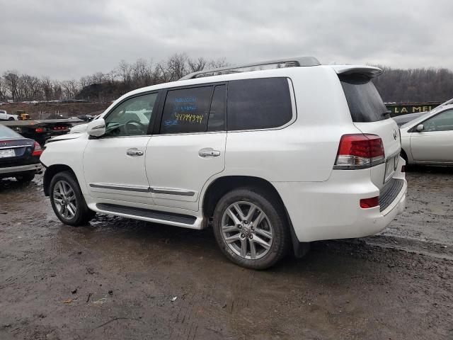 JTJHY7AX5E4160999 - 2014 LEXUS LX 570 WHITE photo 2