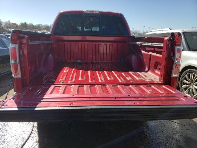 1FTFW1CT5CKD60670 - 2012 FORD F150 SUPERCREW RED photo 6