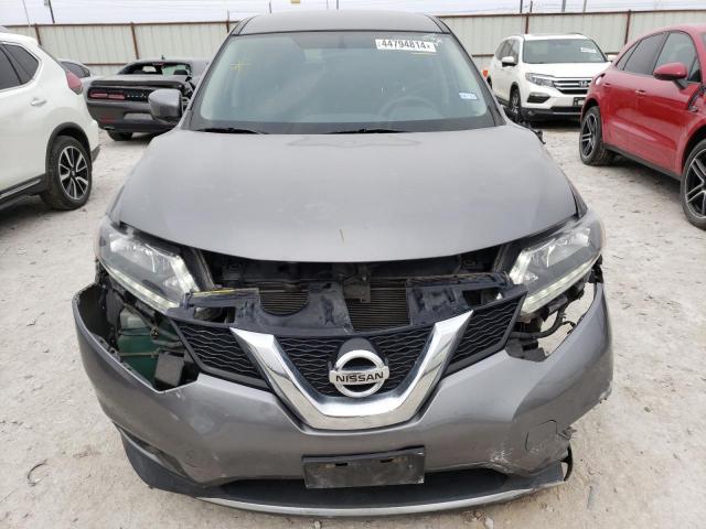 KNMAT2MT7GP724961 - 2016 NISSAN ROGUE S GRAY photo 5