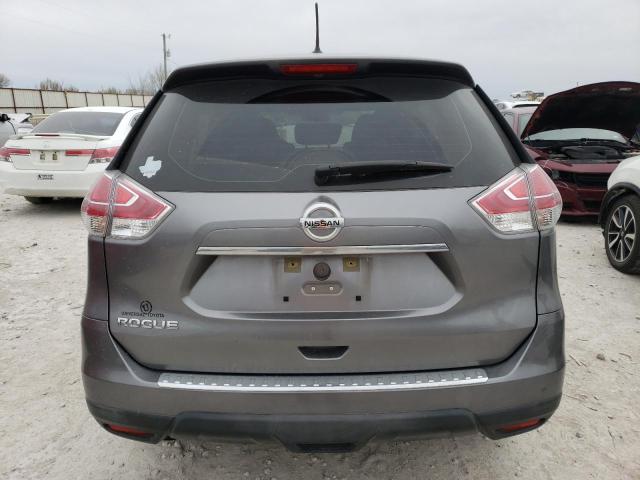 KNMAT2MT7GP724961 - 2016 NISSAN ROGUE S GRAY photo 6