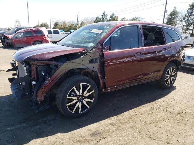 5FNYF6H61NB029755 - 2022 HONDA PILOT TOURING MAROON photo 1