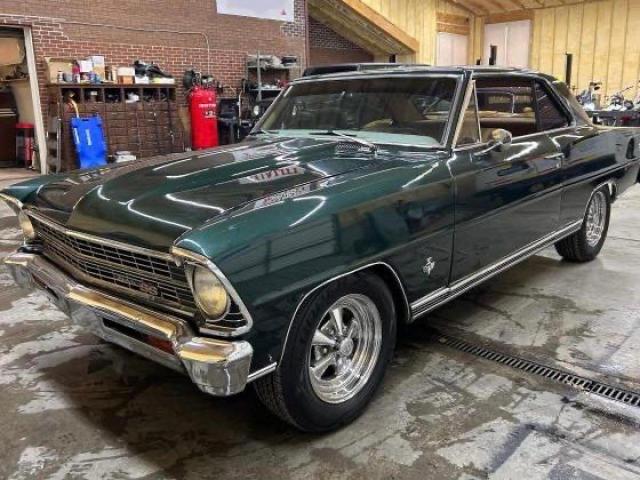 116376N128802 - 1966 CHEVROLET NOVA SS GREEN photo 2