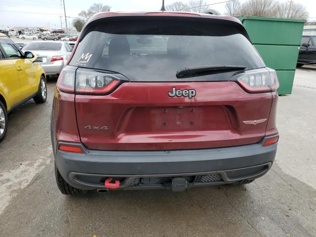 1C4PJMBXXKD318331 - 2019 JEEP CHEROKEE TRAILHAWK წითელი ფოტო 6