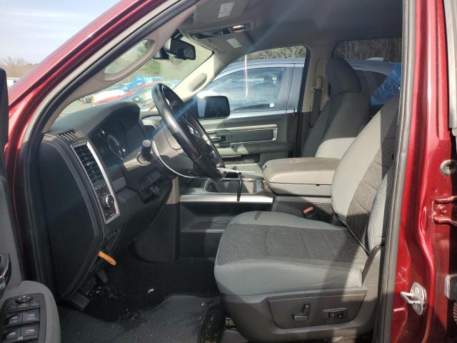 1C6RR6LT1KS563496 - 2019 RAM 1500 CLASS SLT 勃艮第红 照片 7