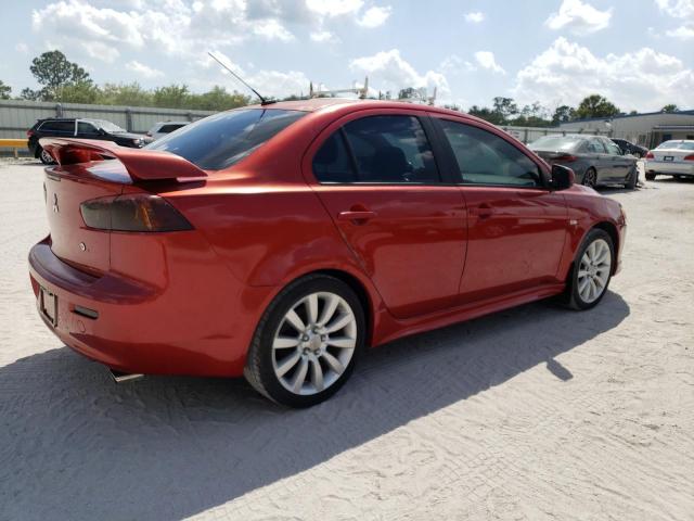 JA3AU86W19U005411 - 2009 MITSUBISHI LANCER GTS RED photo 3