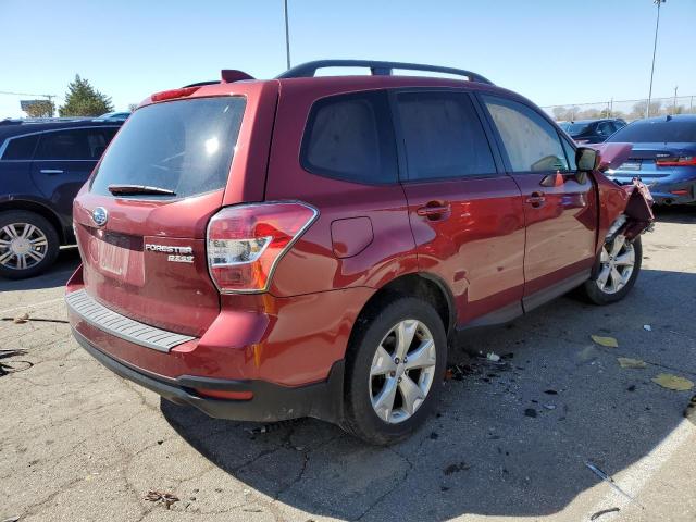 JF2SJADC2GH442310 - 2016 SUBARU FORESTER 2.5I PREMIUM RED photo 3