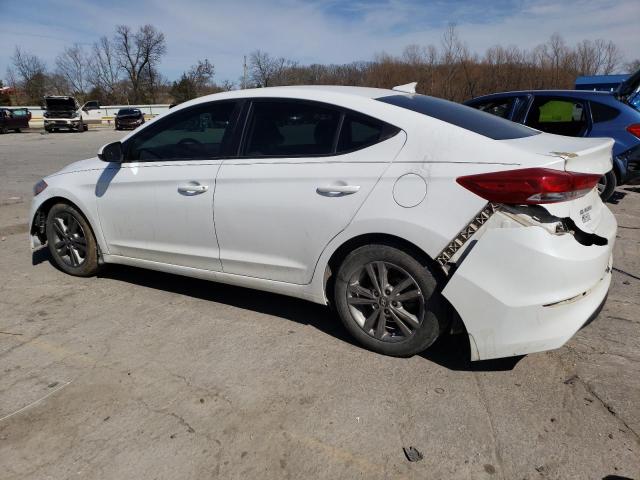 5NPD84LF9JH236071 - 2018 HYUNDAI ELANTRA SEL WHITE photo 2