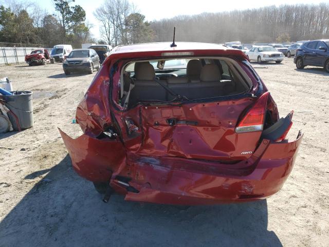 4T3BK11A99U008963 - 2009 TOYOTA VENZA RED photo 6