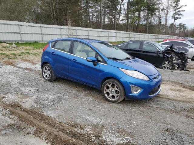 3FADP4FJ2BM131456 - 2011 FORD FIESTA SES BLUE photo 4