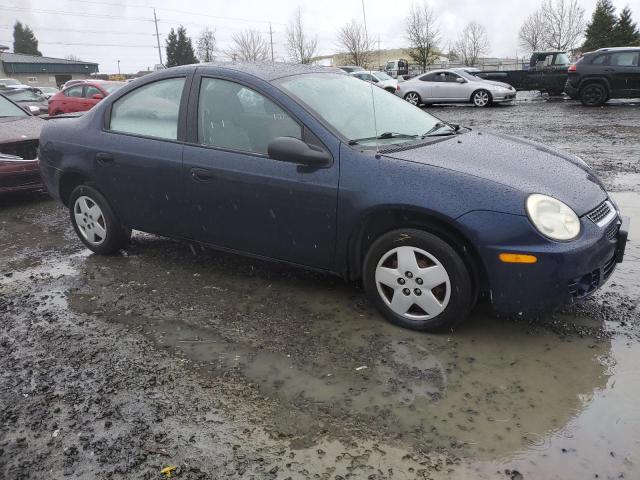 1B3ES26CX5D107748 - 2005 DODGE NEON BASE BLUE photo 4