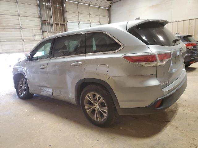 5TDZKRFH1ES022063 - 2014 TOYOTA HIGHLANDER LE SILVER photo 2