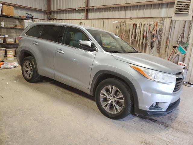 5TDZKRFH1ES022063 - 2014 TOYOTA HIGHLANDER LE SILVER photo 4