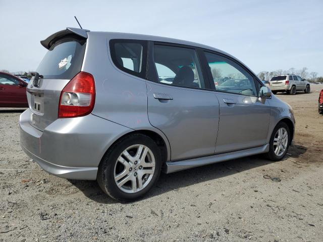 JHMGD38688S044761 - 2008 HONDA FIT SPORT SILVER photo 3