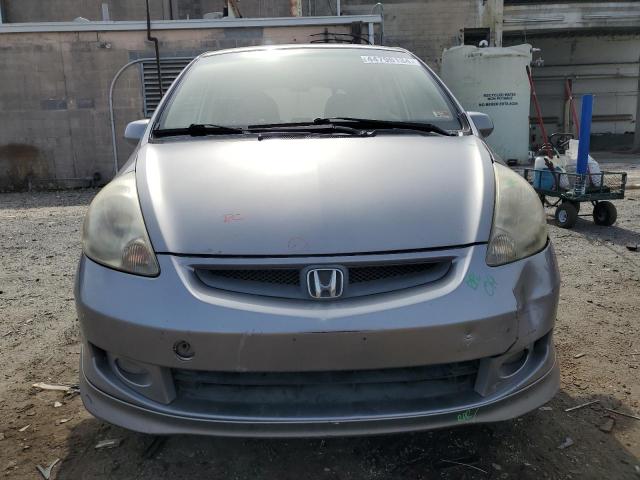 JHMGD38688S044761 - 2008 HONDA FIT SPORT SILVER photo 5