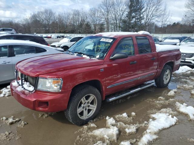 1D7HW58P79S765343 - 2009 DODGE DAKOTA LARAMIE RED photo 1