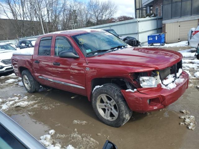 1D7HW58P79S765343 - 2009 DODGE DAKOTA LARAMIE RED photo 4