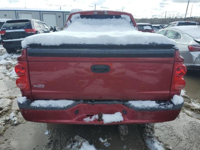 1D7HW58P79S765343 - 2009 DODGE DAKOTA LARAMIE RED photo 6