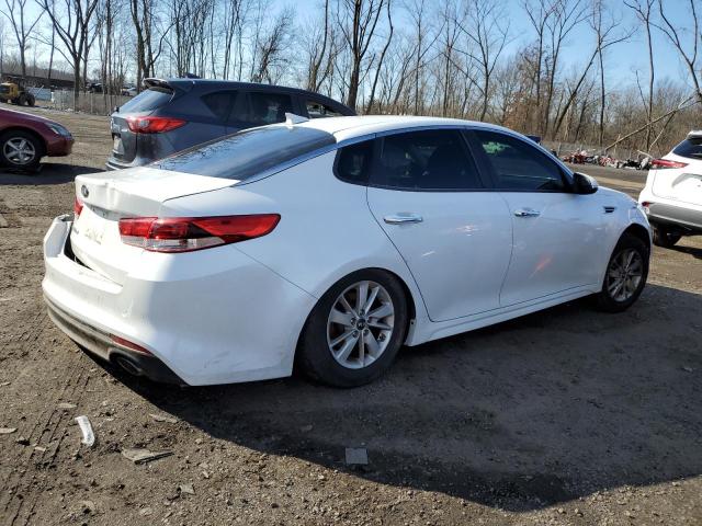 5XXGT4L35GG070590 - 2016 KIA OPTIMA LX WHITE photo 3