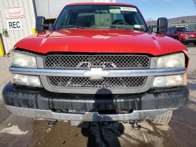 1GCHK29U34E136744 - 2004 CHEVROLET silverado K2500 HEAVY DUTY RED photo 5