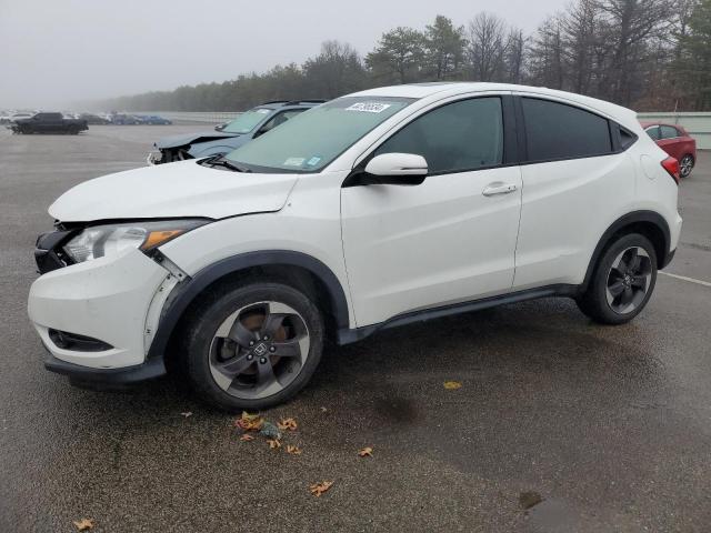 3CZRU6H56JM704713 - 2018 HONDA HR-V EX WHITE photo 1