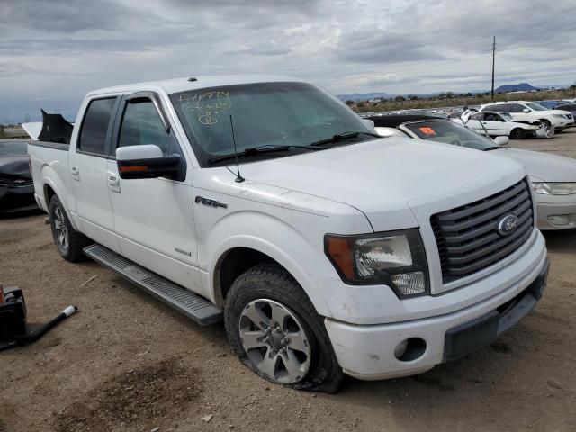 1FTFW1CT9BKE22795 - 2011 FORD F150 SUPERCREW WHITE photo 4