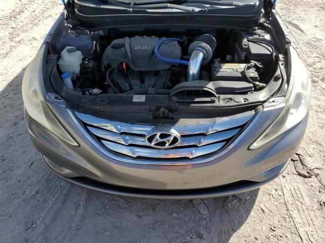 5NPEB4AC2DH520533 - 2013 HYUNDAI SONATA GLS GRAY photo 11