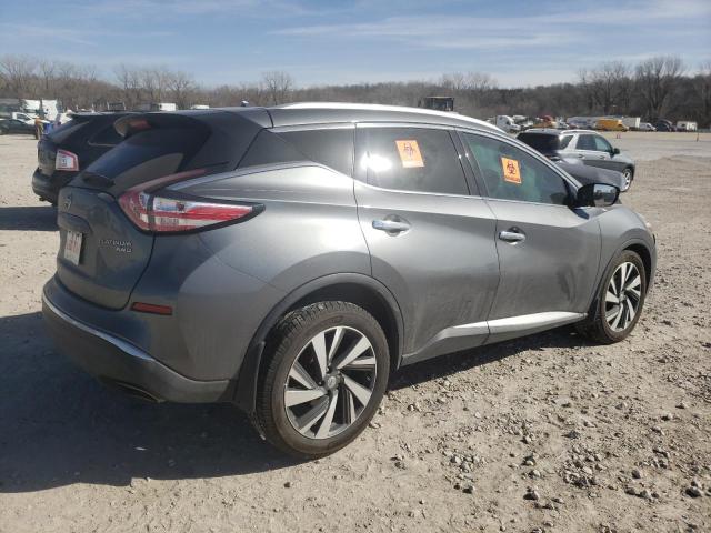 5N1AZ2MH8FN243570 - 2015 NISSAN MURANO S GRAY photo 3