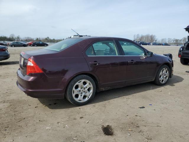 3FAHP0HA6BR238035 - 2011 FORD FUSION SE MAROON photo 3