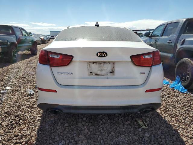 KNAGM4A72F5547060 - 2015 KIA OPTIMA LX WHITE photo 6