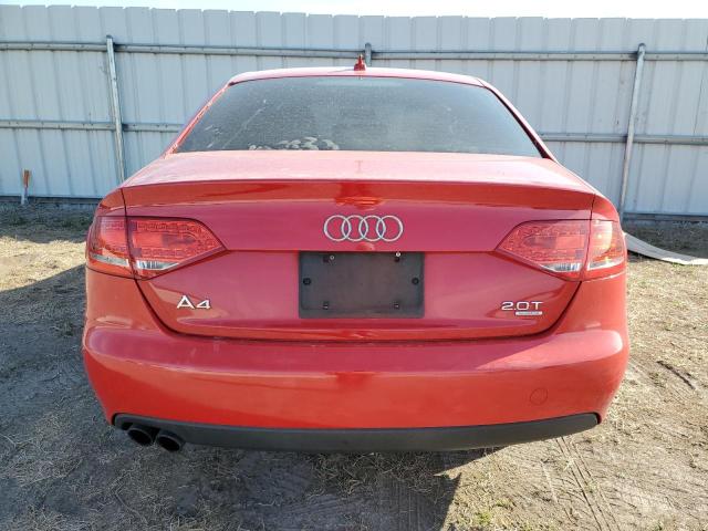 WAUBFAFL7CN019065 - 2012 AUDI A4 PREMIUM RED photo 6