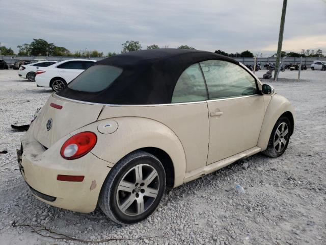 3VWRF31Y26M301125 - 2006 VOLKSWAGEN NEW BEETLE CONVERTIBLE OPTION PACKAGE 1 BEIGE photo 3