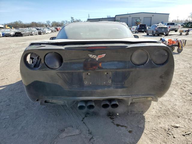 1G1YY26U575114728 - 2007 CHEVROLET CORVETTE BLACK photo 6