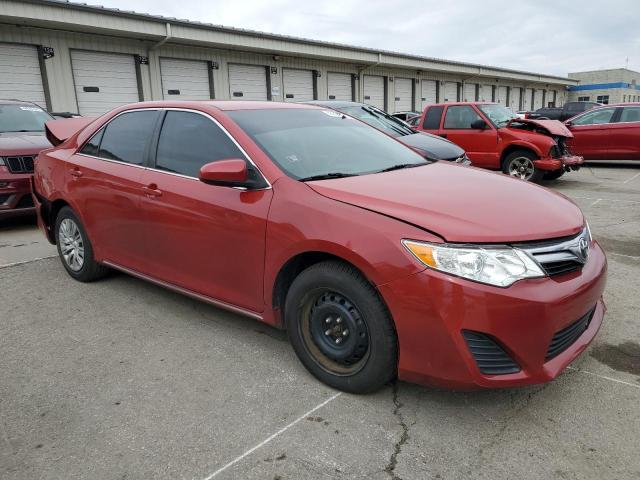 4T4BF1FK1ER392803 - 2014 TOYOTA CAMRY L RED photo 4