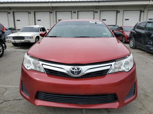 4T4BF1FK1ER392803 - 2014 TOYOTA CAMRY L RED photo 5