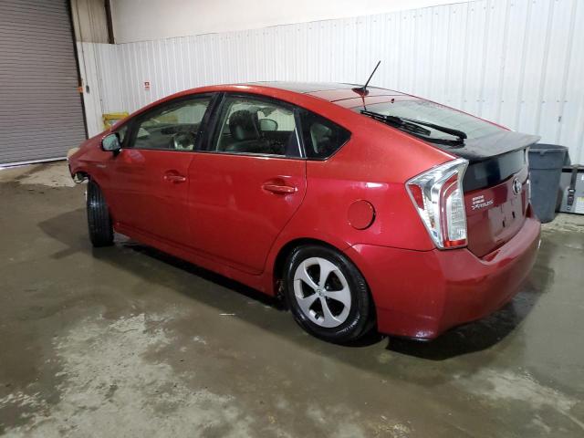 JTDKN3DU0D1625393 - 2013 TOYOTA PRIUS RED photo 2