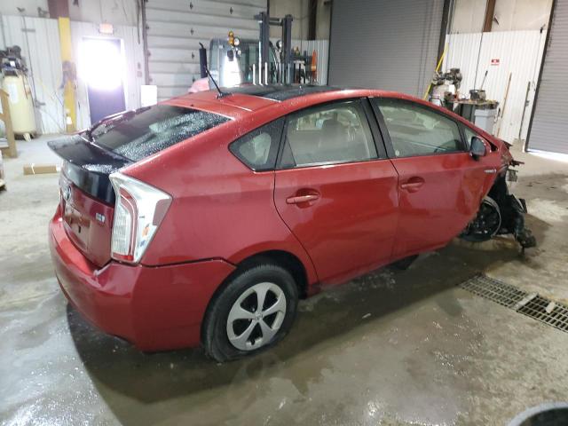 JTDKN3DU0D1625393 - 2013 TOYOTA PRIUS RED photo 3