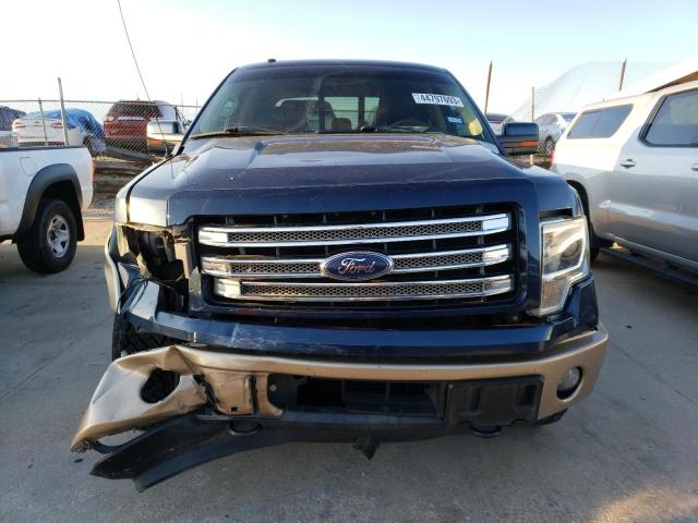 1FTFW1ET6EKF20927 - 2014 FORD F150 SUPERCREW BLUE photo 5