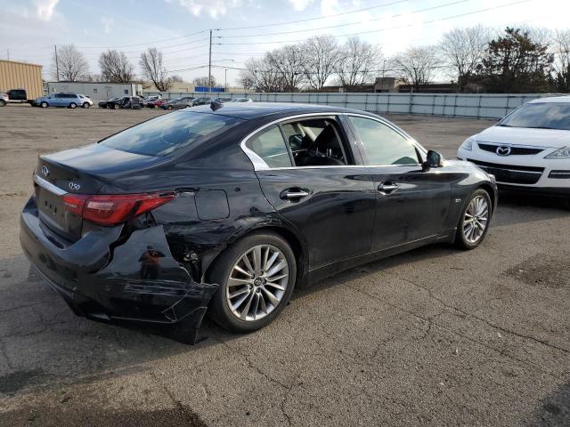 JN1EV7AR2JM433412 - 2018 INFINITI Q50 LUXE BLACK photo 3