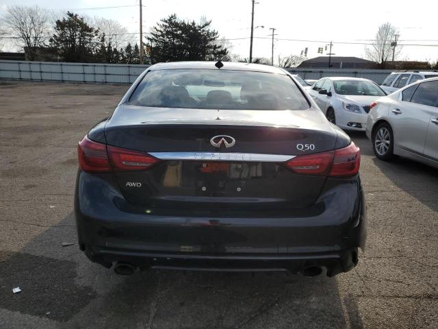 JN1EV7AR2JM433412 - 2018 INFINITI Q50 LUXE BLACK photo 6