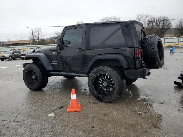 1C4AJWAG1FL542134 - 2015 JEEP WRANGLER SPORT BLACK photo 2