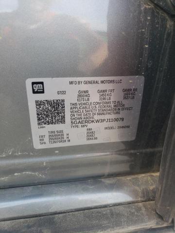 5GAERDKW3PJ110079 - 2023 BUICK ENCLAVE AVENIR GRAY photo 13